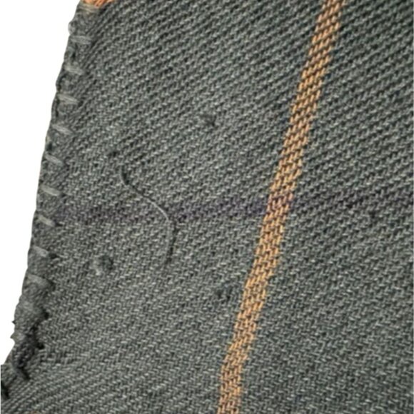 Madewell Reversible Poncho Wrap Cape Scarf Melange Dark Palm NC644 One Size - Picture 4 of 4